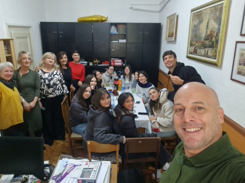 Doček prvi dan u školi